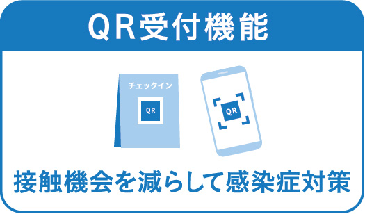 QR受付機能